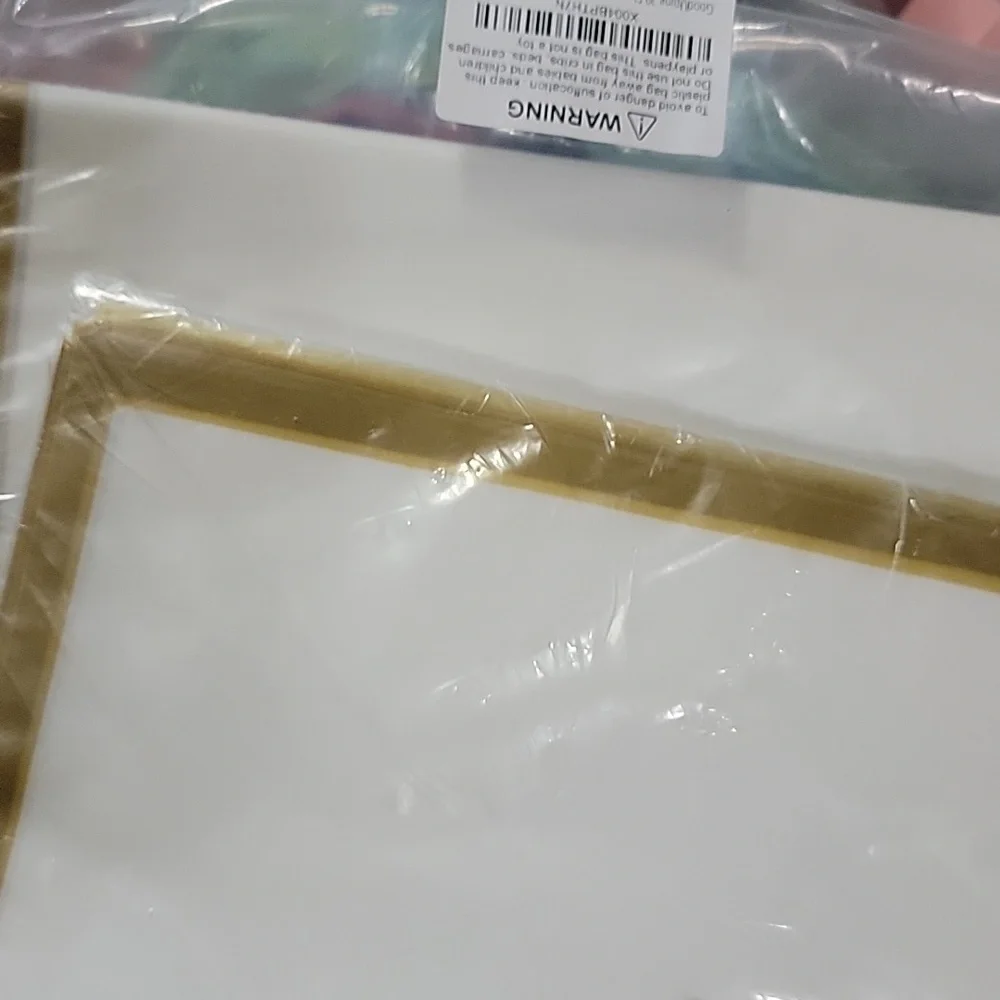 🍎 20 Sheets Bouquet Wrapping Paper DIY Waterproof Gift Wrap Crafts Gold Trim